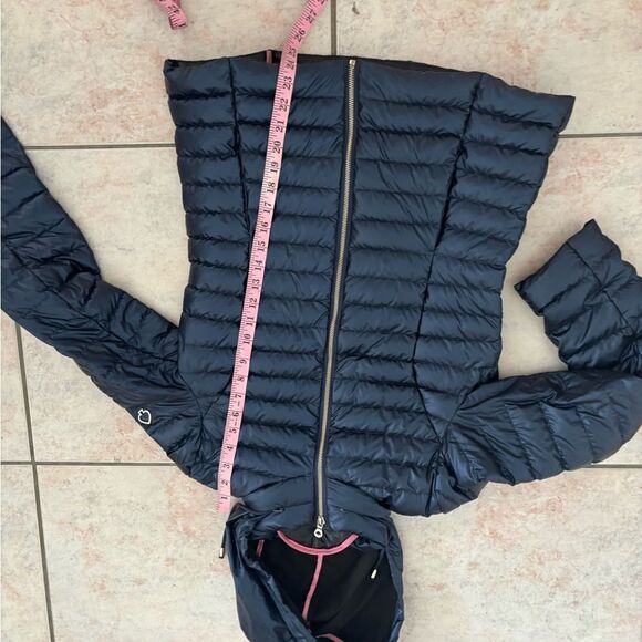 Kate spade puffer down Jacket Quilted coat logo hoodie active soft down parka - Picture 10 of 10